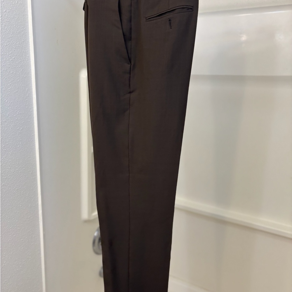 Brown Tailored Pants